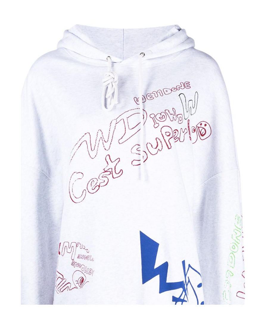 We11 Done Hoodie In White