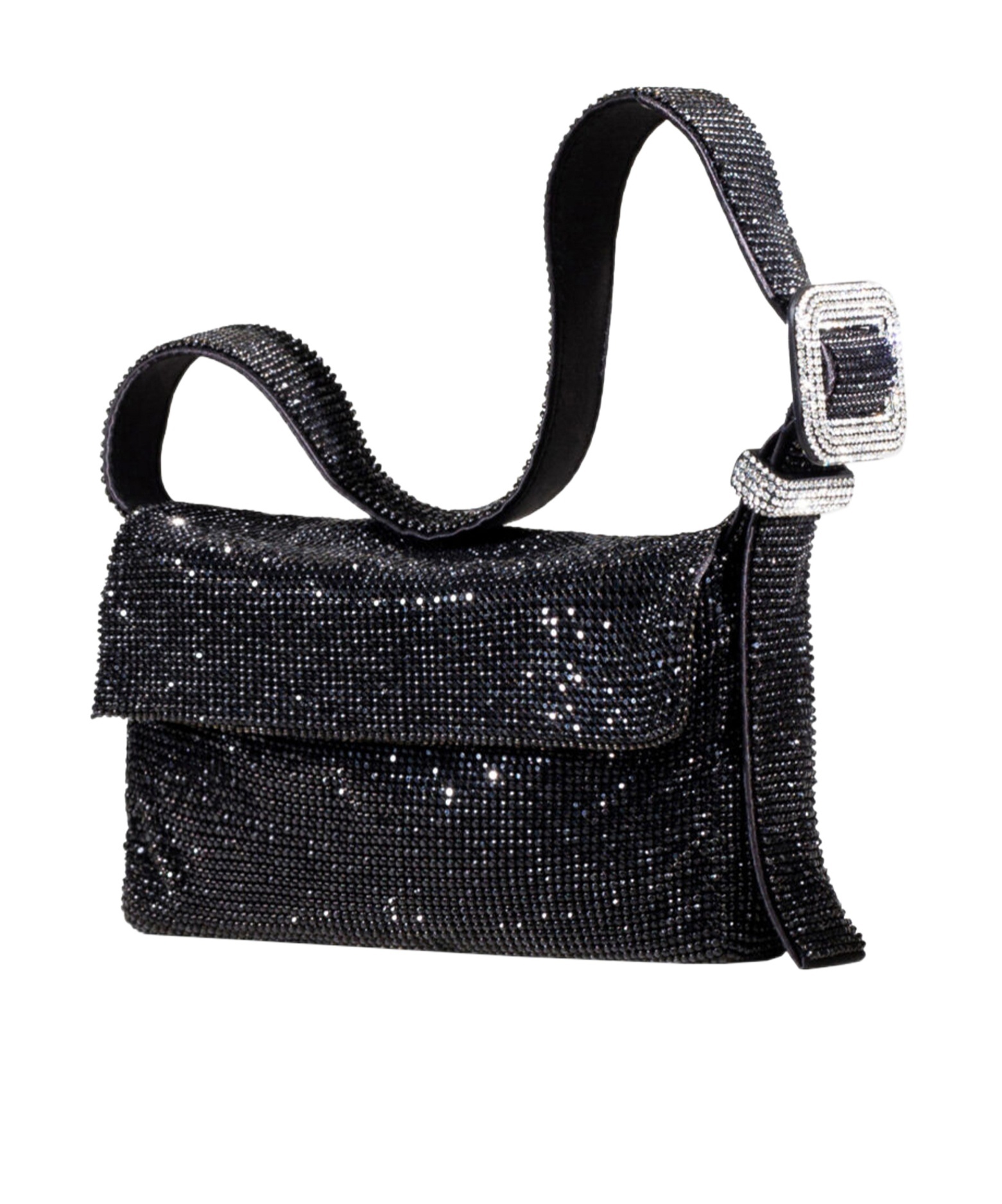 Benedetta Bruzziches Flap Shoulder Bag In Black