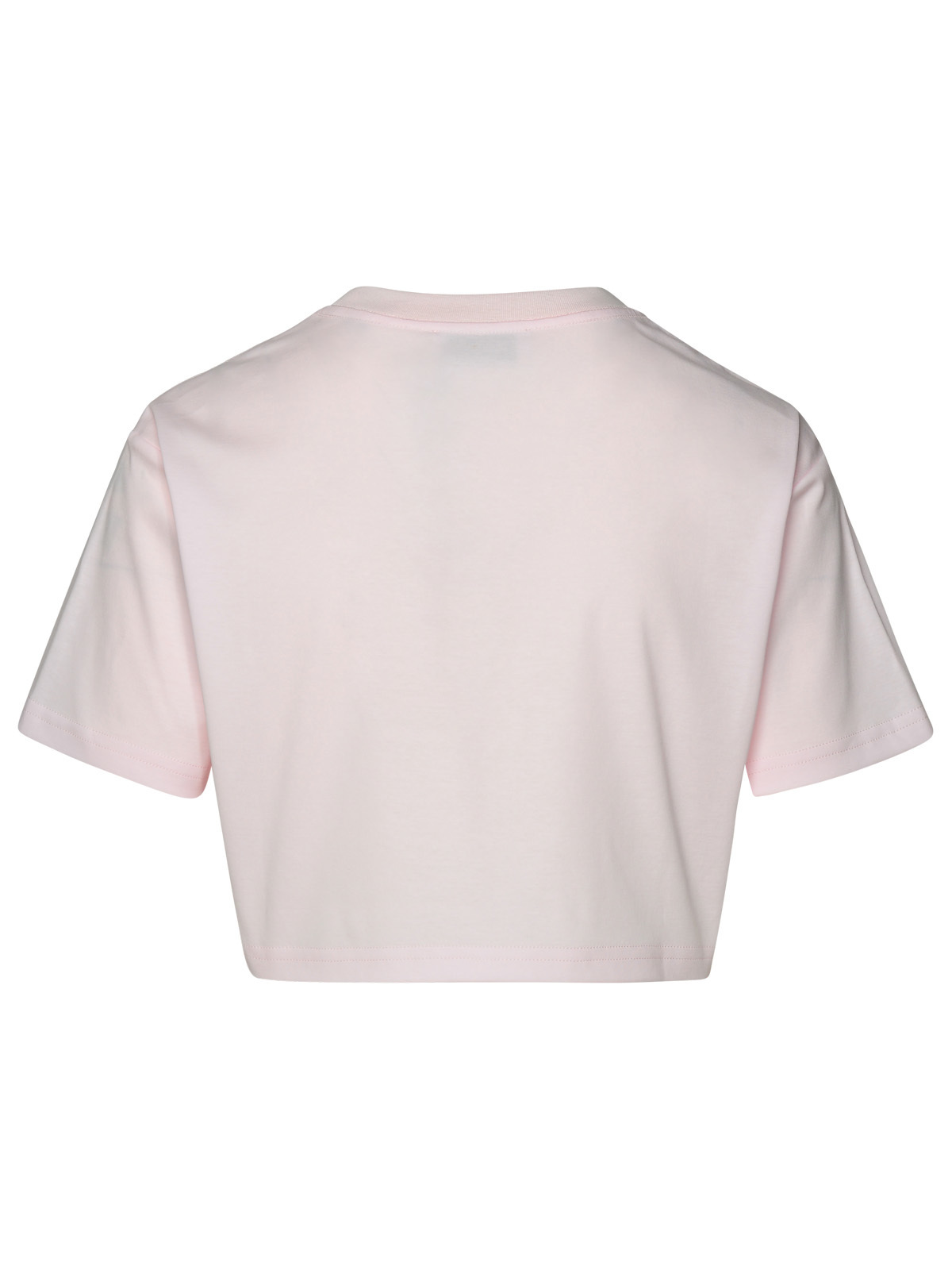 Lanvin Logo Embroidered Cropped T In White
