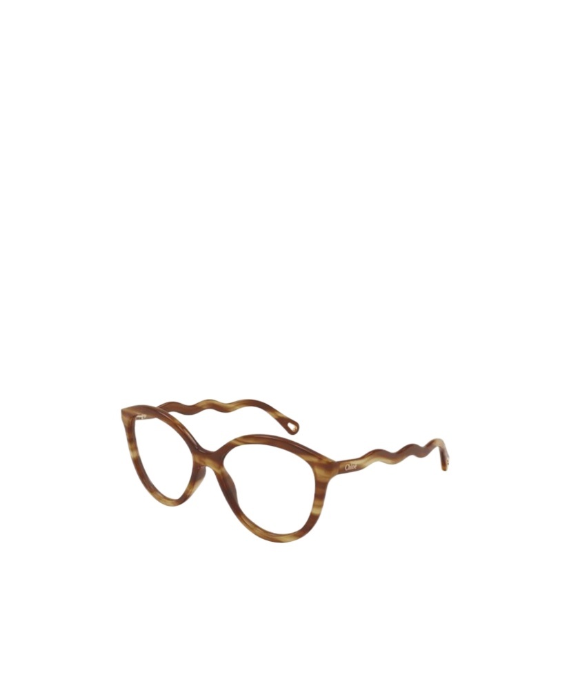 Chloé Wave-frame Glasses In Brown