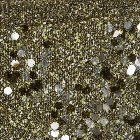 Gucci Women's Mini Sequin-embellished Tweed Blend Shorts In Green