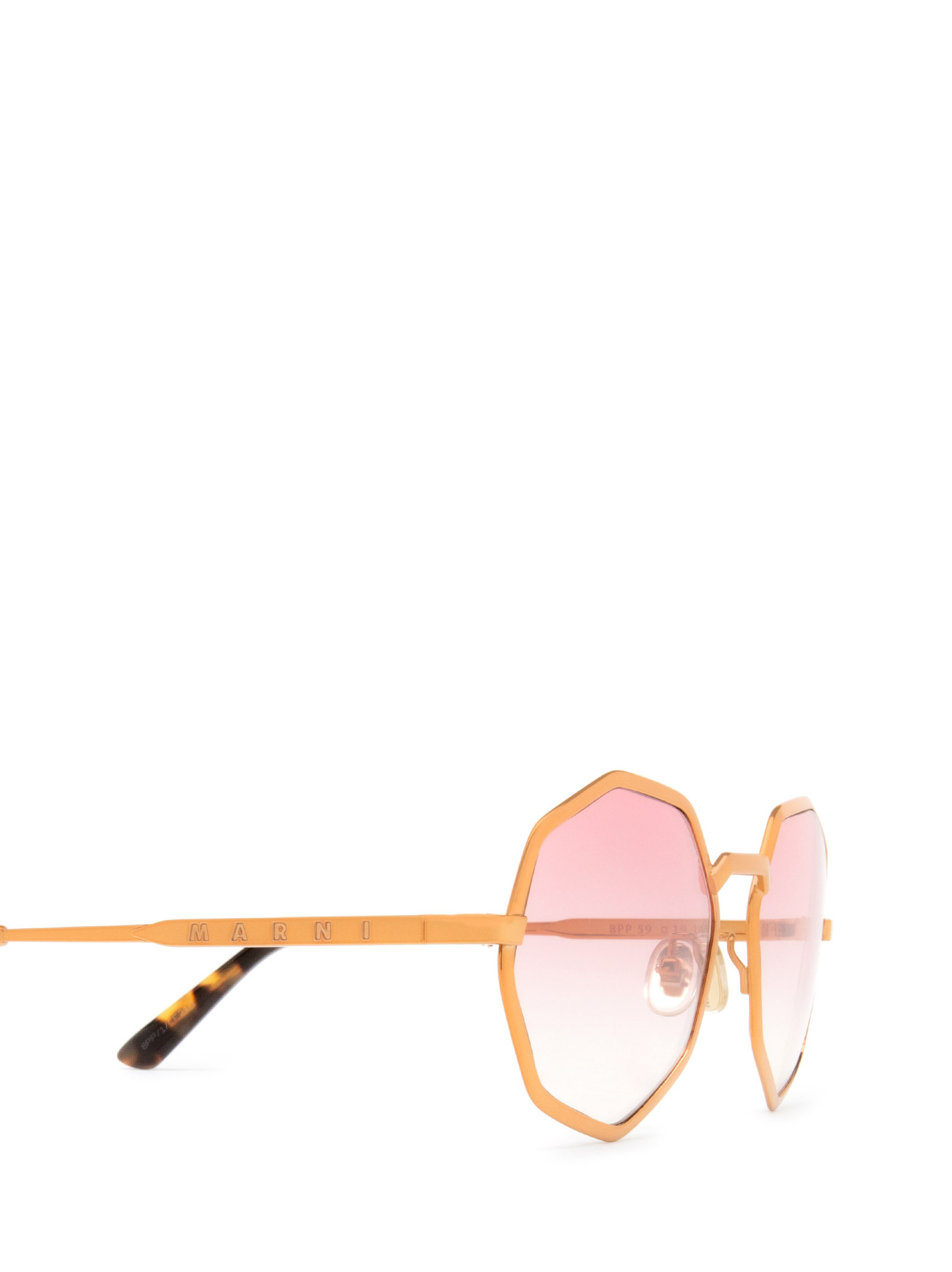 Marni Logo Sunglasses In Pink