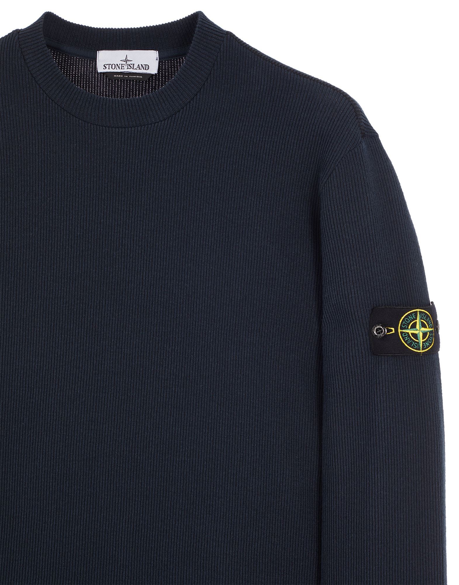 Stone Island Cotton Sweatshirt In Blue