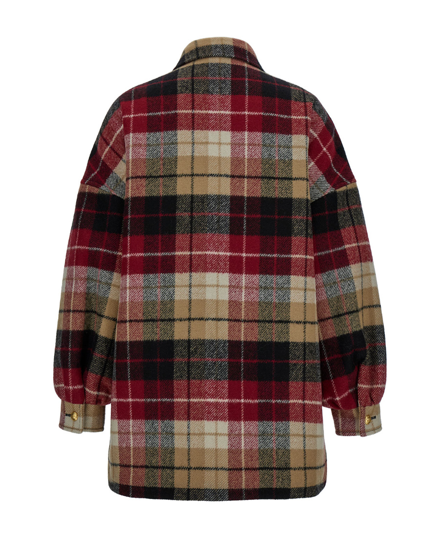 CELINE OVERSHIRT IN CHECKED WOOL