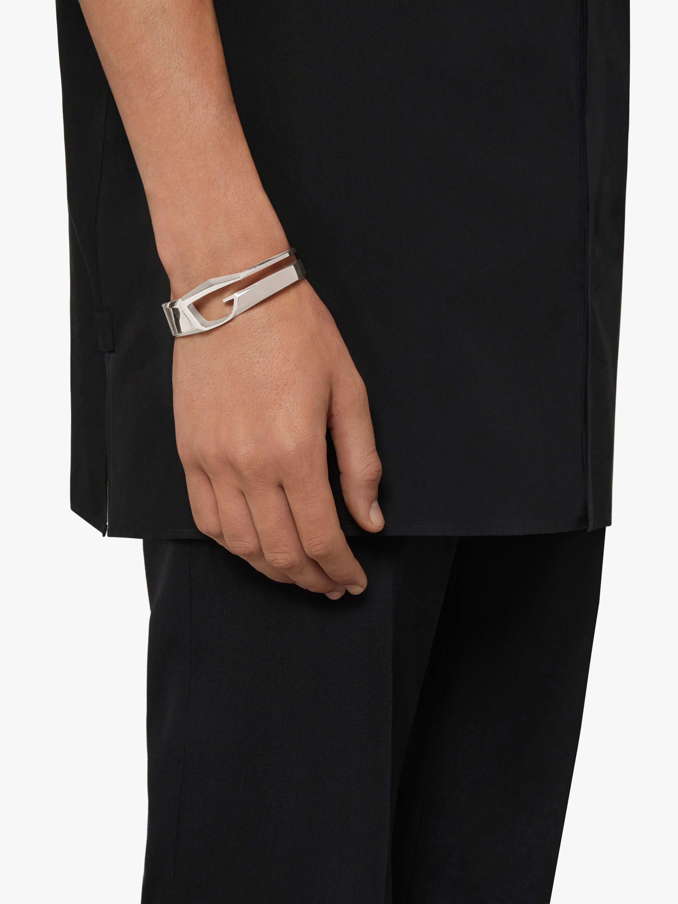 Givenchy Giv Cut Bracelet In White