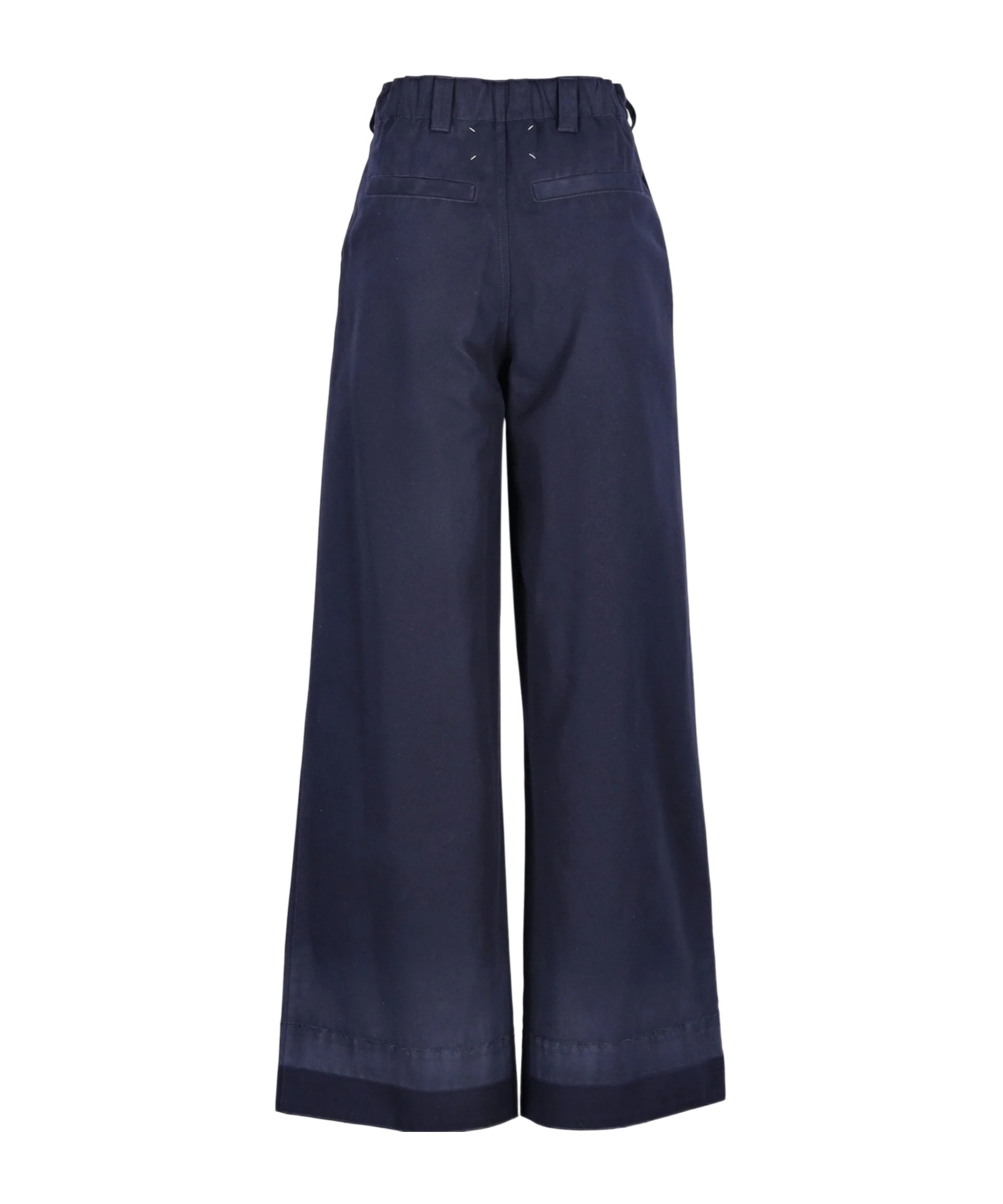 Maison Margiela Belt Loop Track Pants In Blue