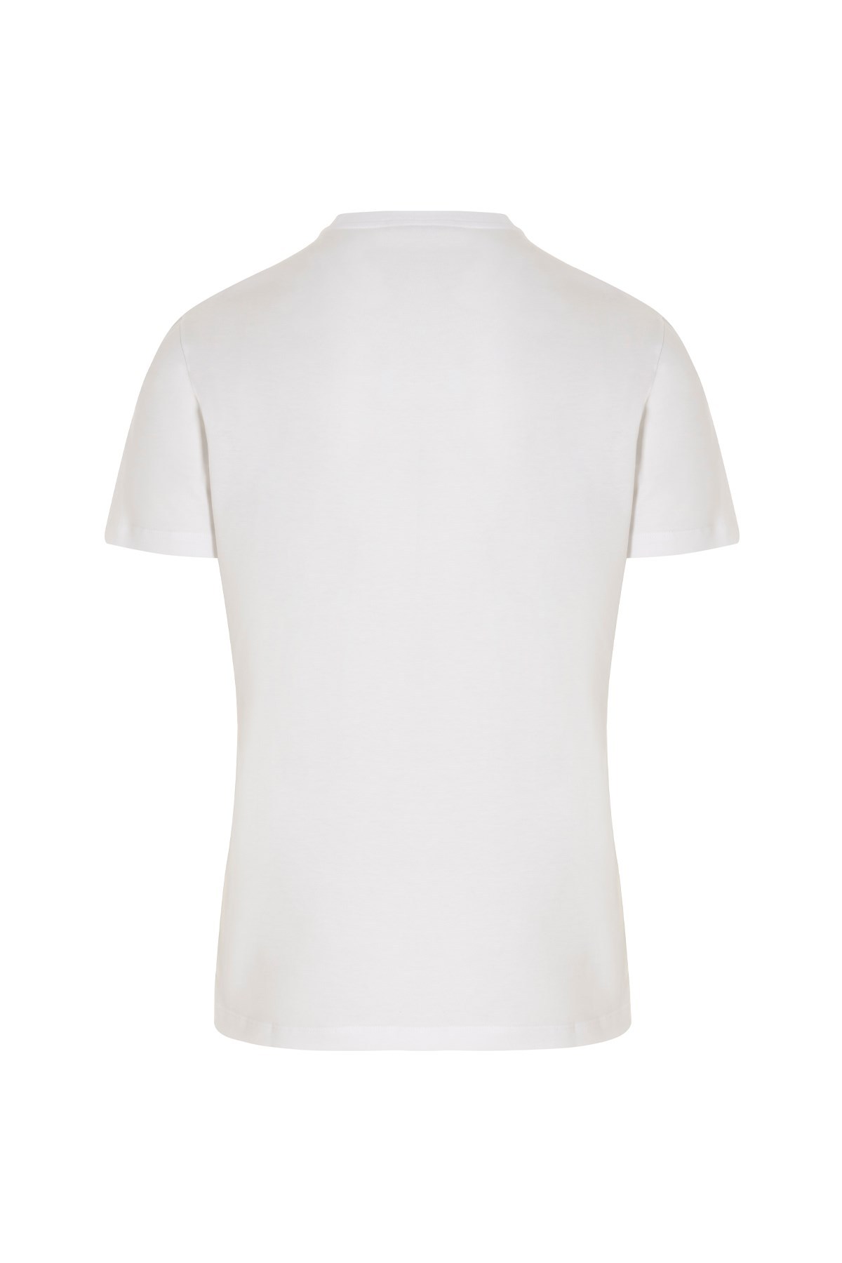 Versace Logo Print T-shirt In White