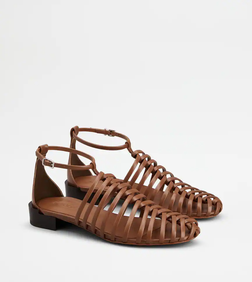 Tod's Klassische Riemchensandalen In Brown