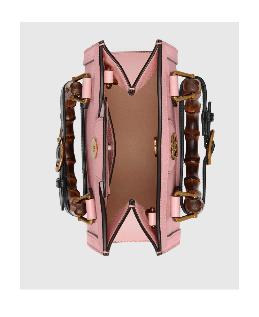 Gucci Logo-plaque Tote Bag In Pink