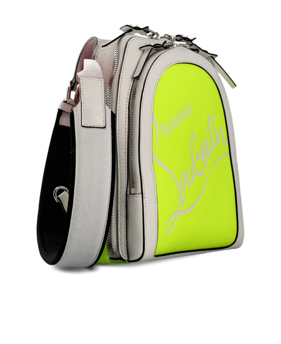 Christian Louboutin Loubifunk Leather Backpack In Yellow