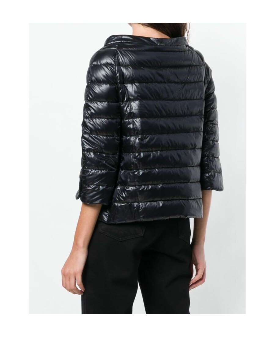 Herno Sofia Quilted Nylon Down Jacket In Black