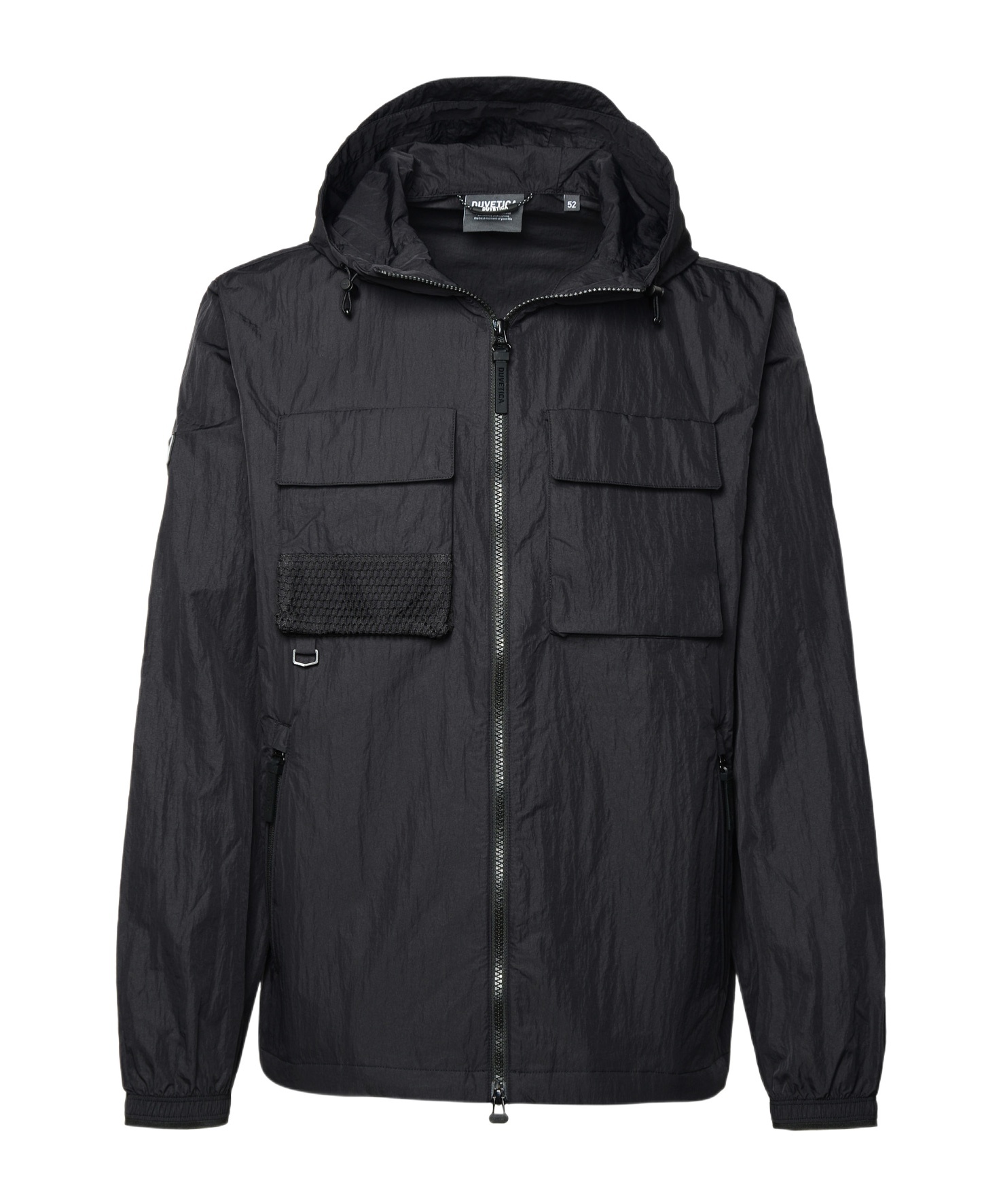 Duvetica Hooded Casual Jacket In Black