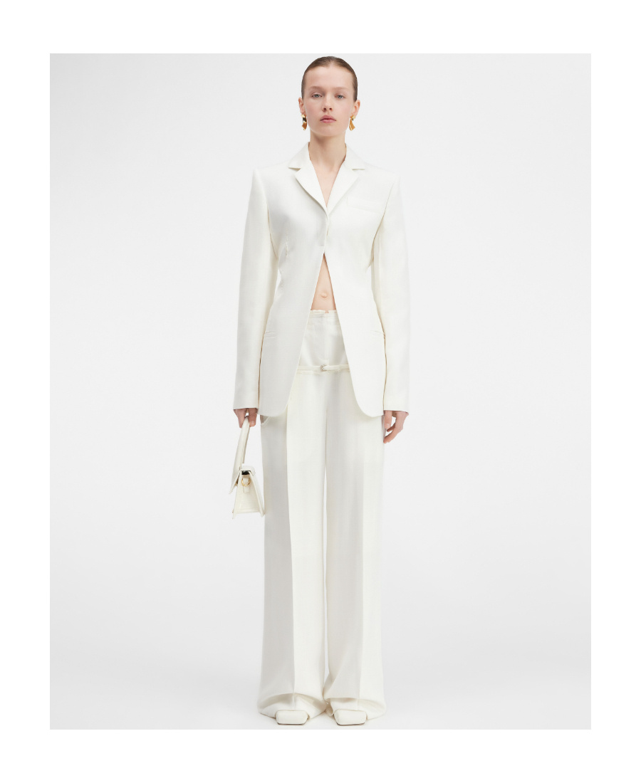 Jacquemus La Veste Caraco Inside In White