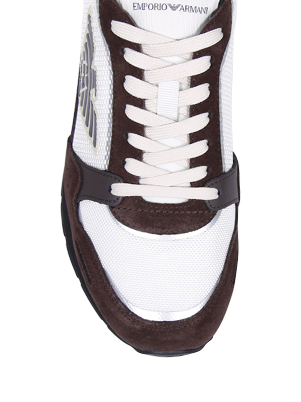 Emporio Armani Lace-up Low-cut Casual Shoes In White
