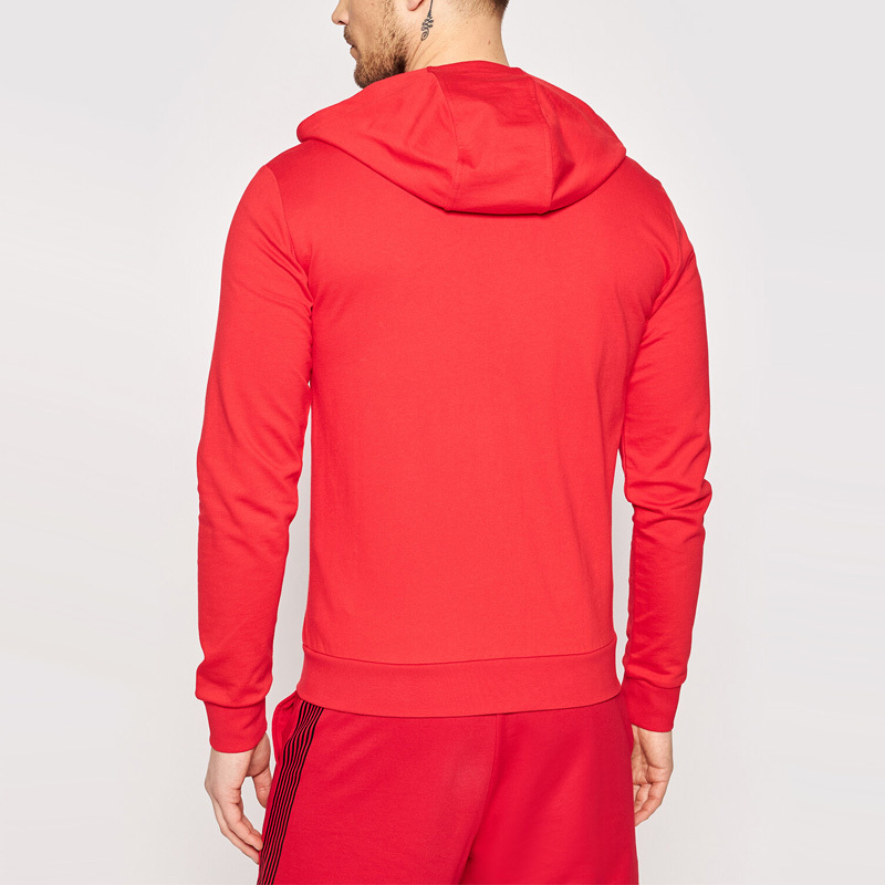 Ea7 Logo And Hat Casual Jacket In Red