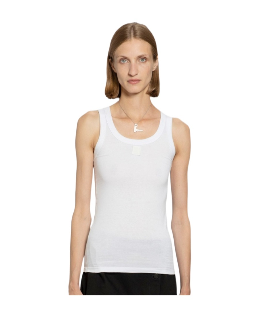 Shop Raf Simons Sleeveless Vest In White