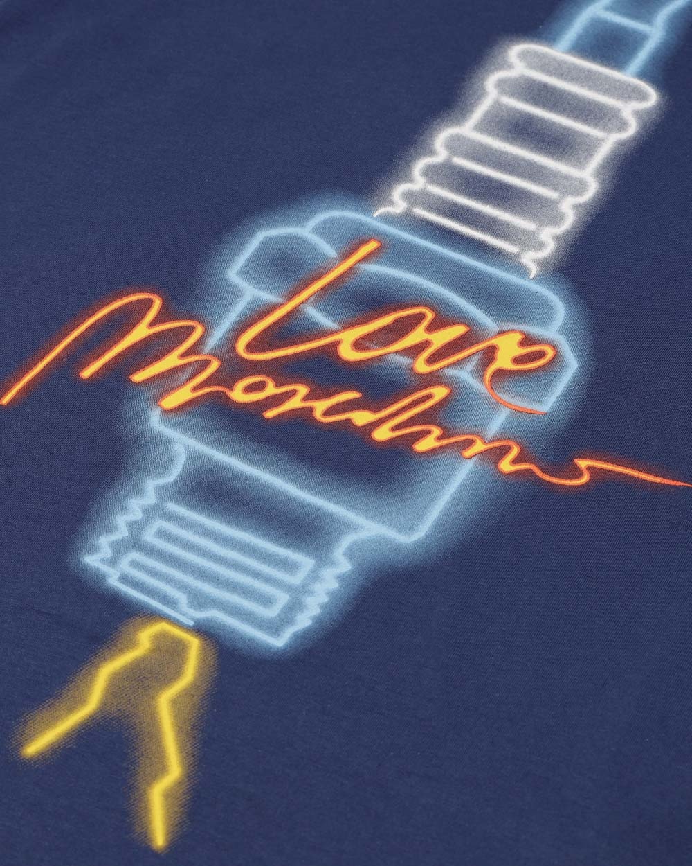 MOSCHINO PRINTED T-SHIRT WITH ROUND NECK