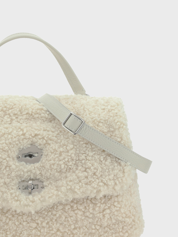 Zanellato Postina Dolly Shoulder Bag In Nude