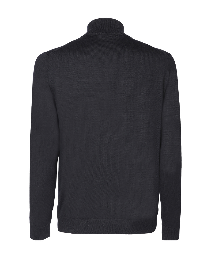 Zanone Wool Pullover In Black