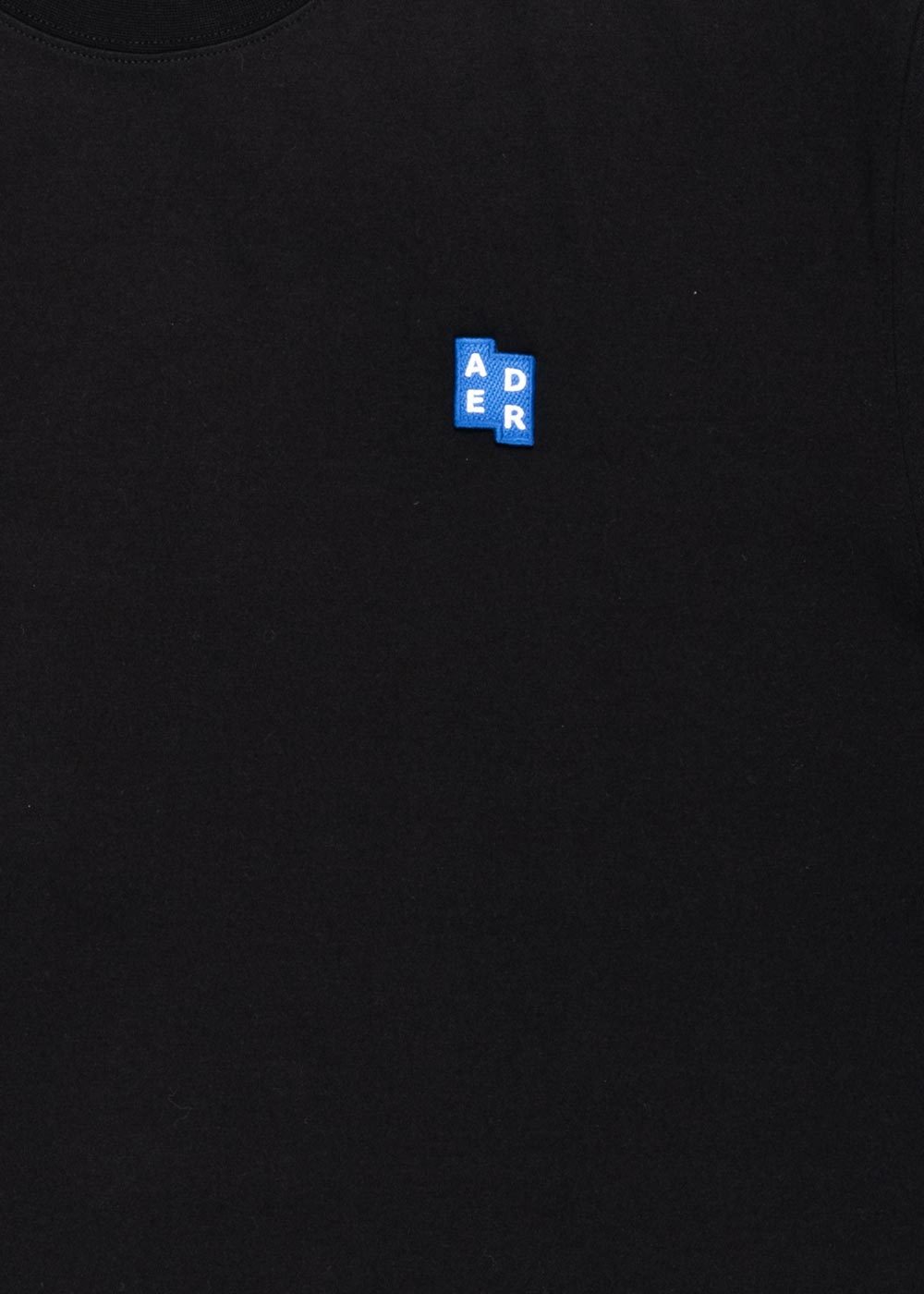 Ader Error T-shirt With Round Neck And Short Sleeves In Black