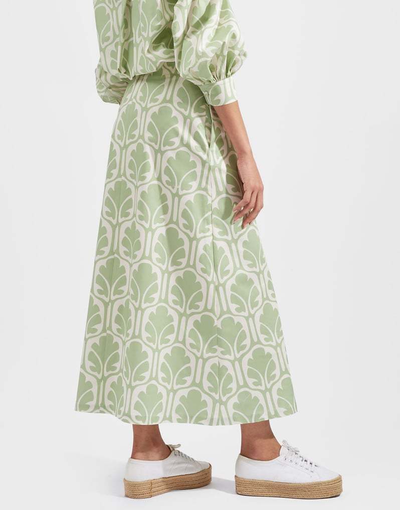 La Doublej A-long Skirt In Nude