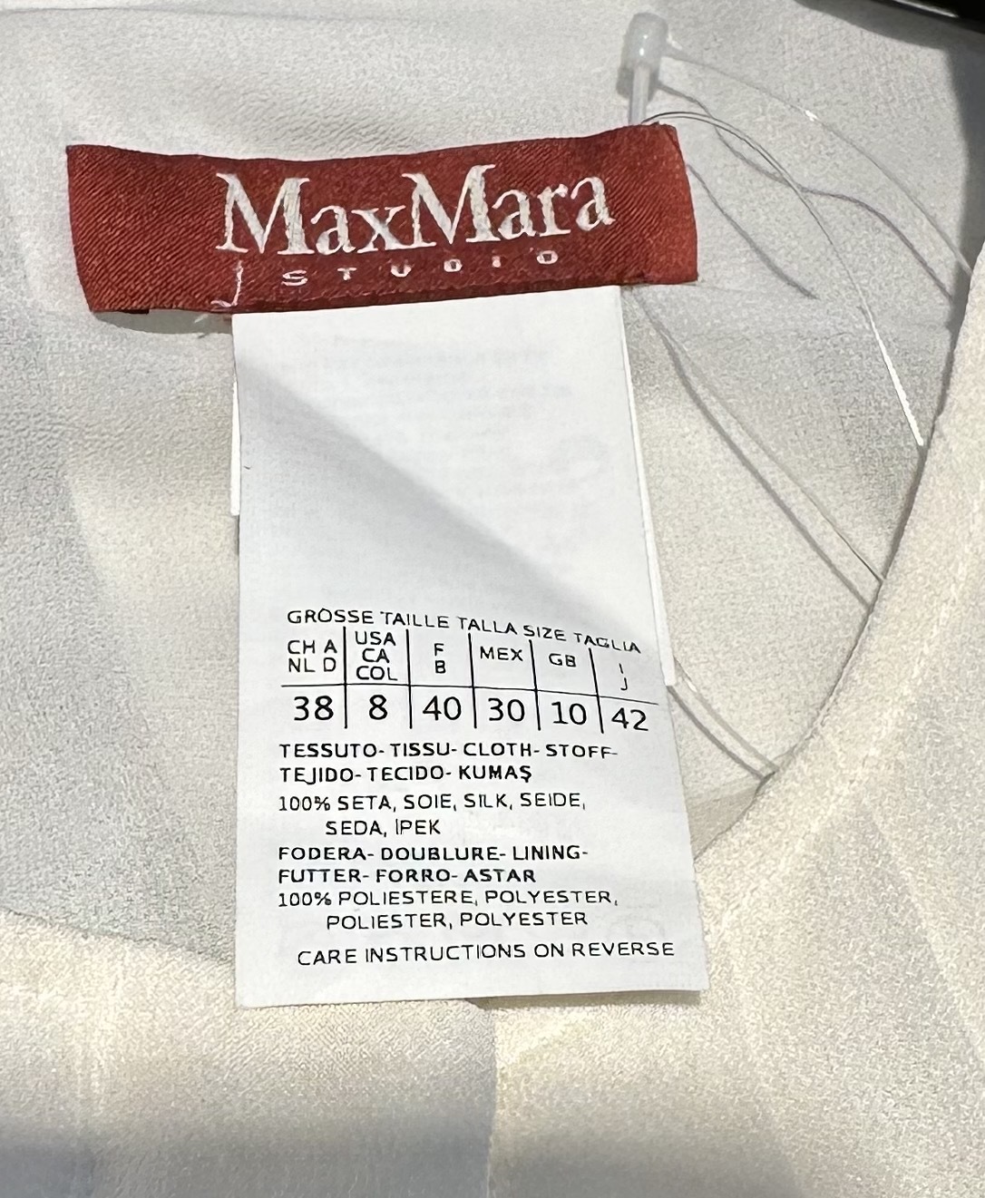 Max Mara Sleeveless Shirt In Gray