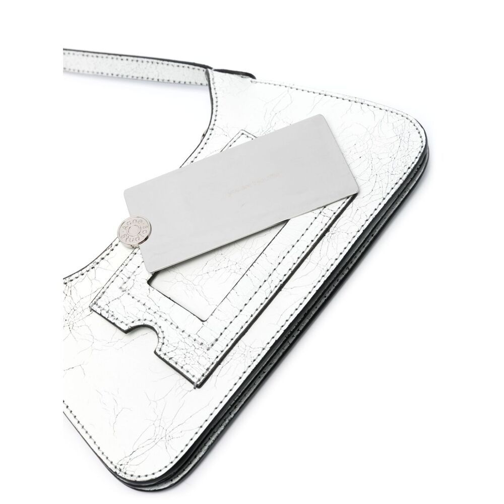 Acne Studios Platt Mini Shoulder Bag In White
