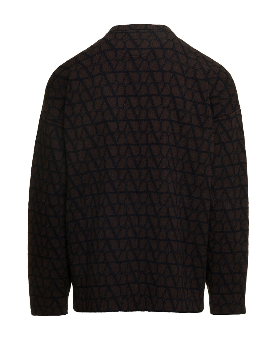Valentino Toile Iconographe Sweater In Black