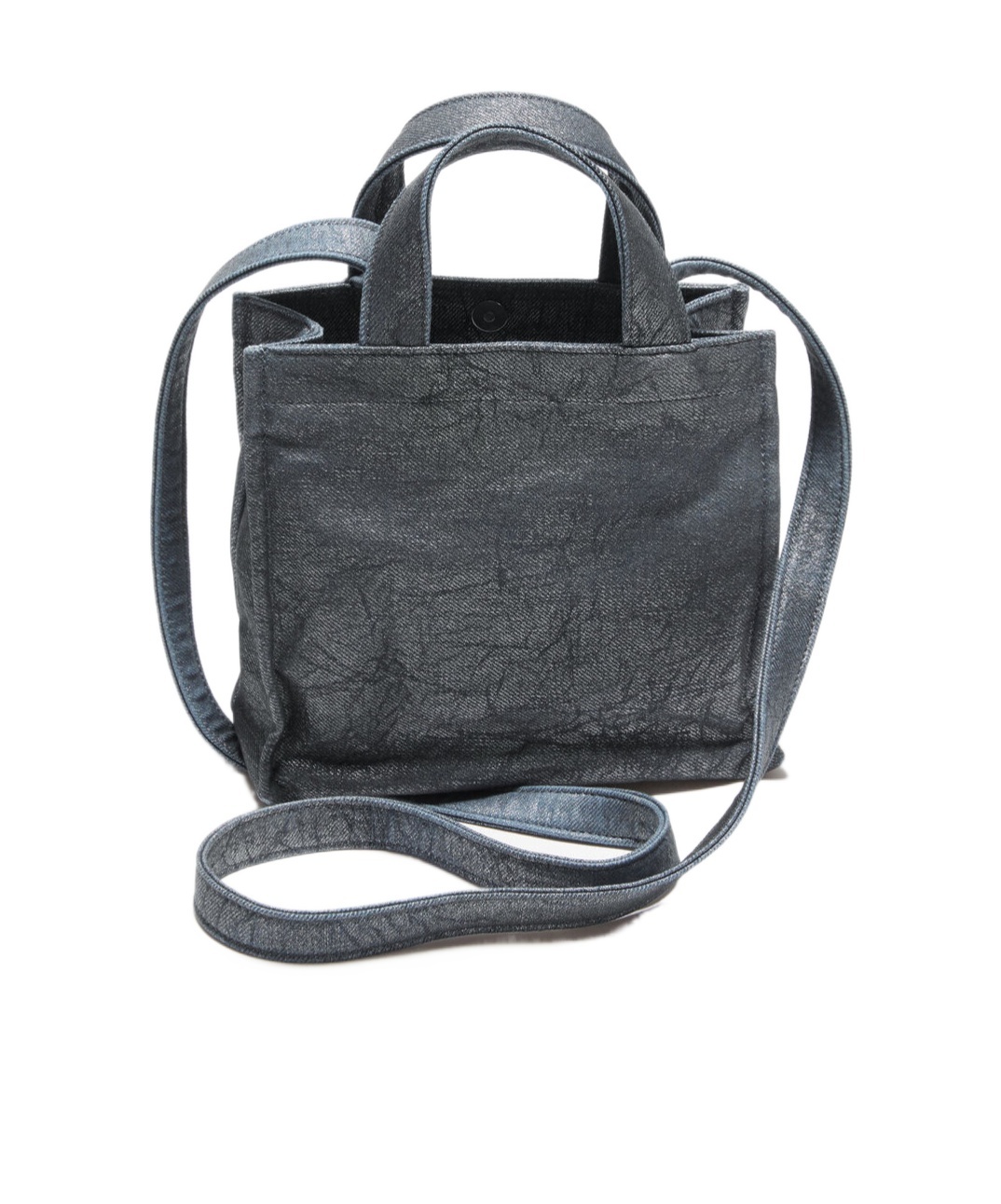Acne Studios Mini Logo Tote Bag In Gray