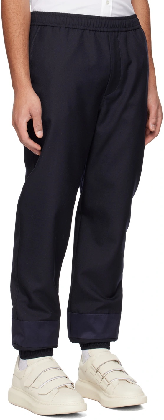 Alexander Mcqueen Drawstring Casual Pants In Black