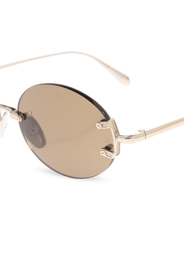 Linda Farrow Round-frame Sunglasses