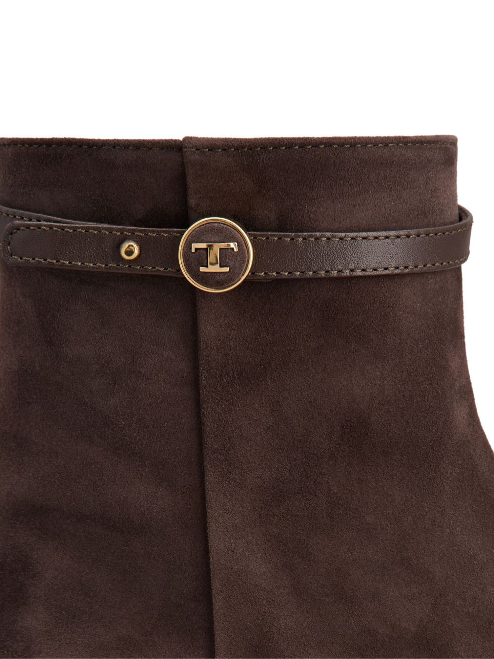 Tod's Ankle Boots In Suede In Brown