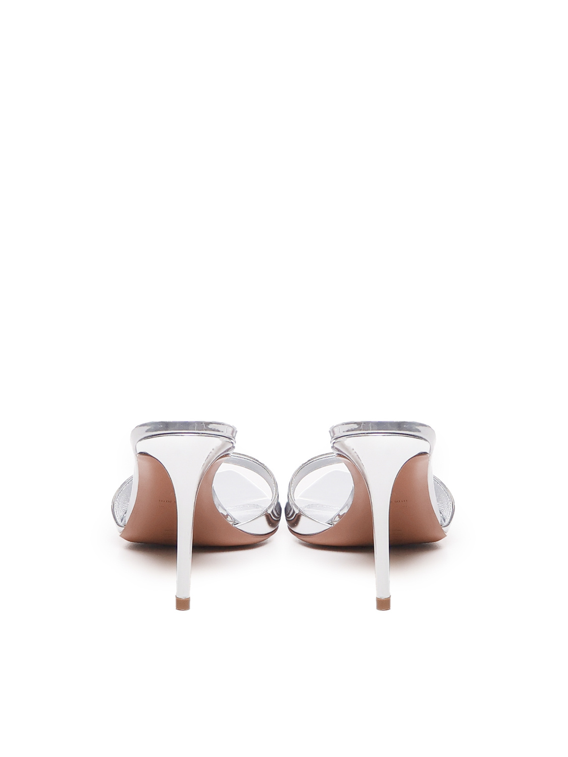 Giuliano Galiano Alixia 80mm Mules In White