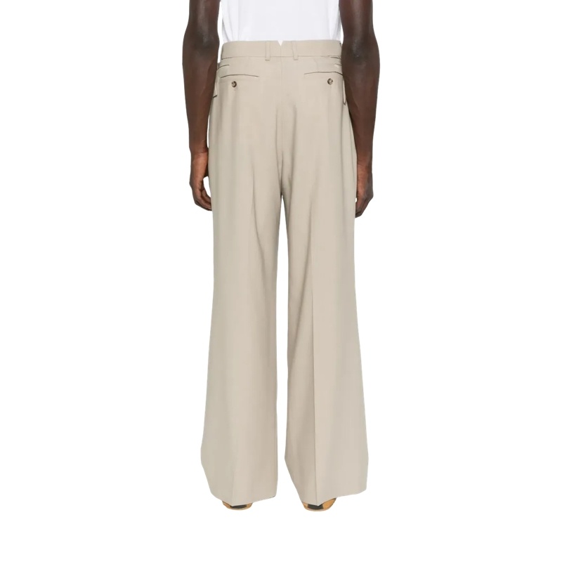 Ami Alexandre Mattiussi Belt Loop Casual Pants In Neutral