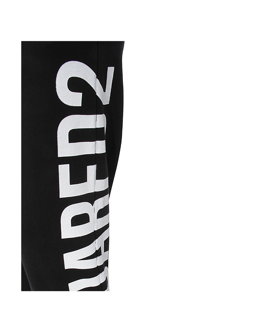 Shop Dsquared2 Logo Print Track Pants In Black