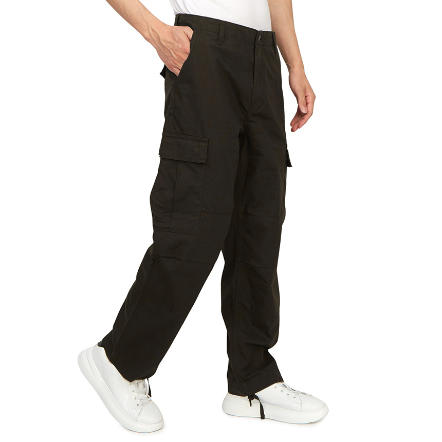 Carhartt Belt-loop Casual Pants In Black