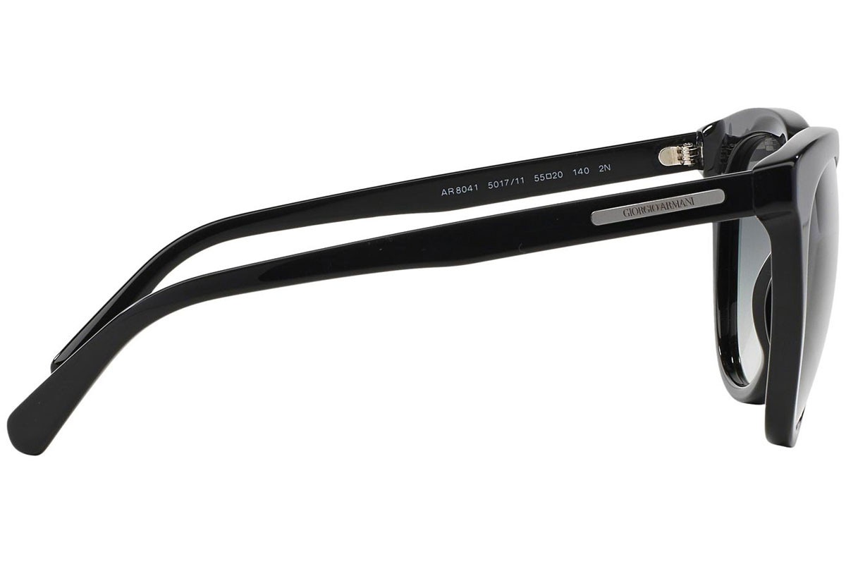 Giorgio Armani Logo Sunglasses In Gray