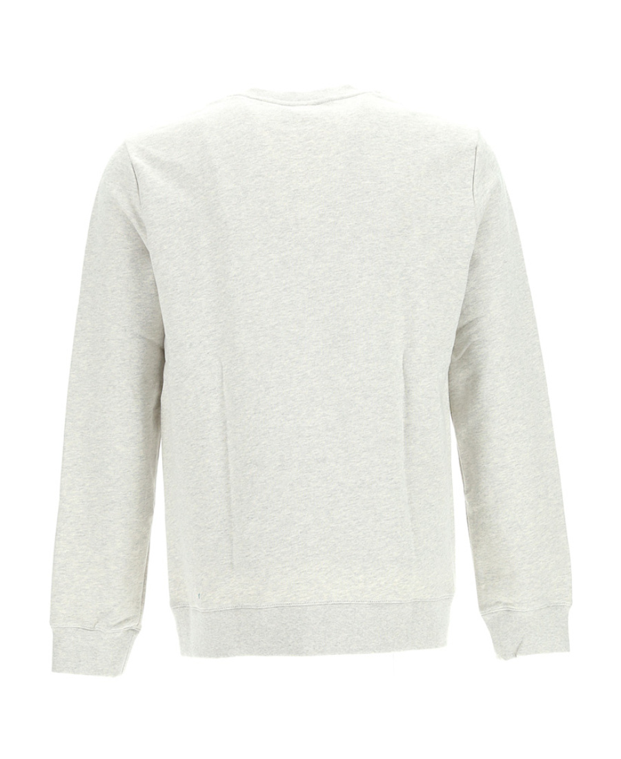 Apc Logo-print Cotton Sweatshirt In White