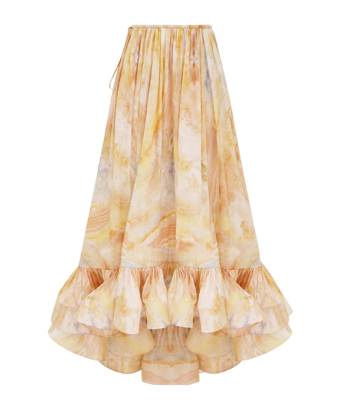Zimmermann Runway Balance Flounce Maxi Skirt