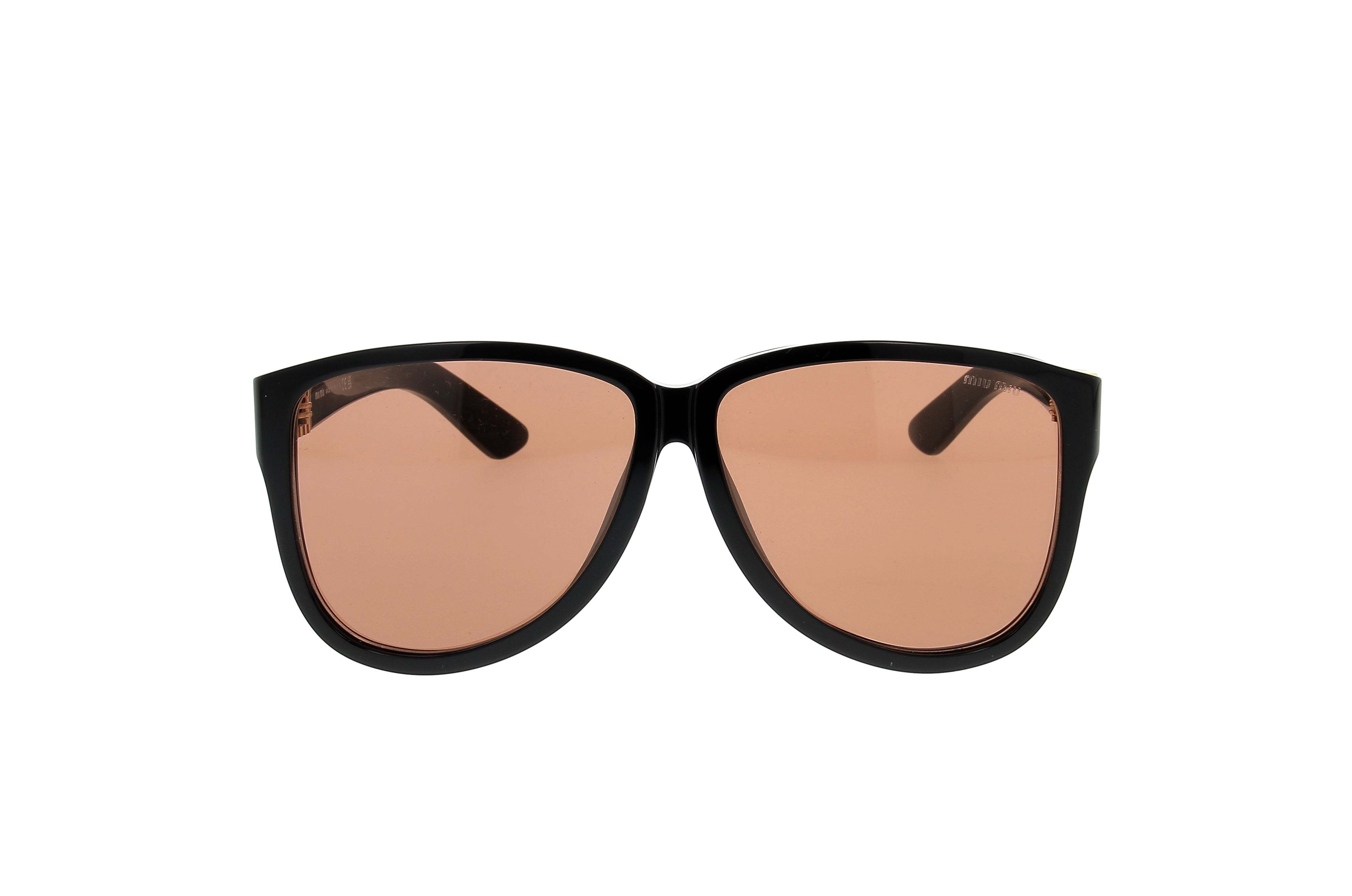 Miu Miu Full Frame Sunglasses In Brown