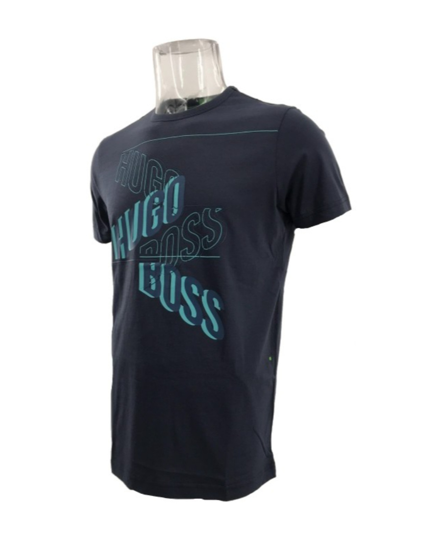 Hugo Boss Logo Logo Short-sleeved T-shirt In Black