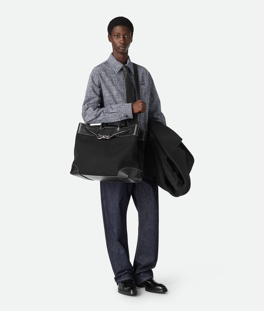 Bottega Veneta Andiamo Voyager In Black