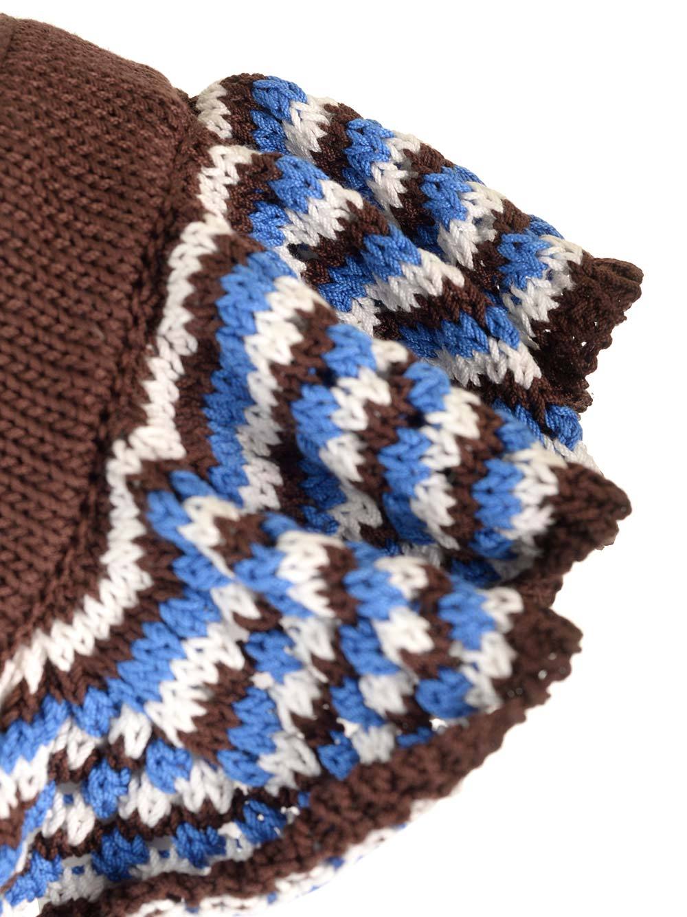 A.p.c. Multicolor Crocheted Tank Top In Blue