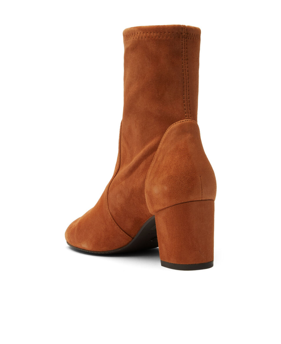 Stuart Weitzman Suede Leather And Ankle Boots In Brown
