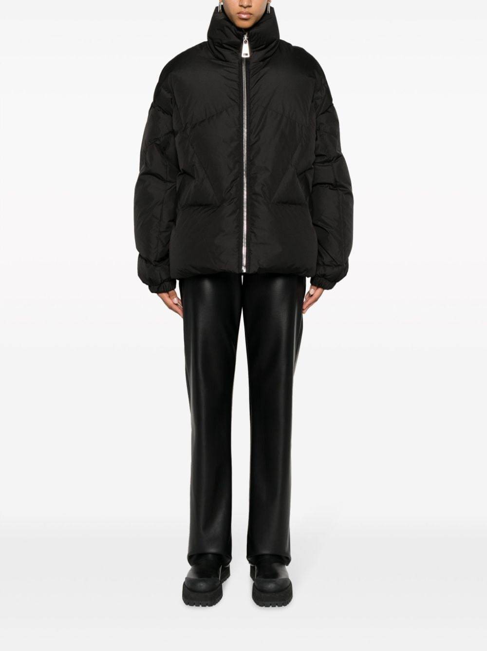 Khrisjoy Moon Quilted Puffer Jacket In Black
