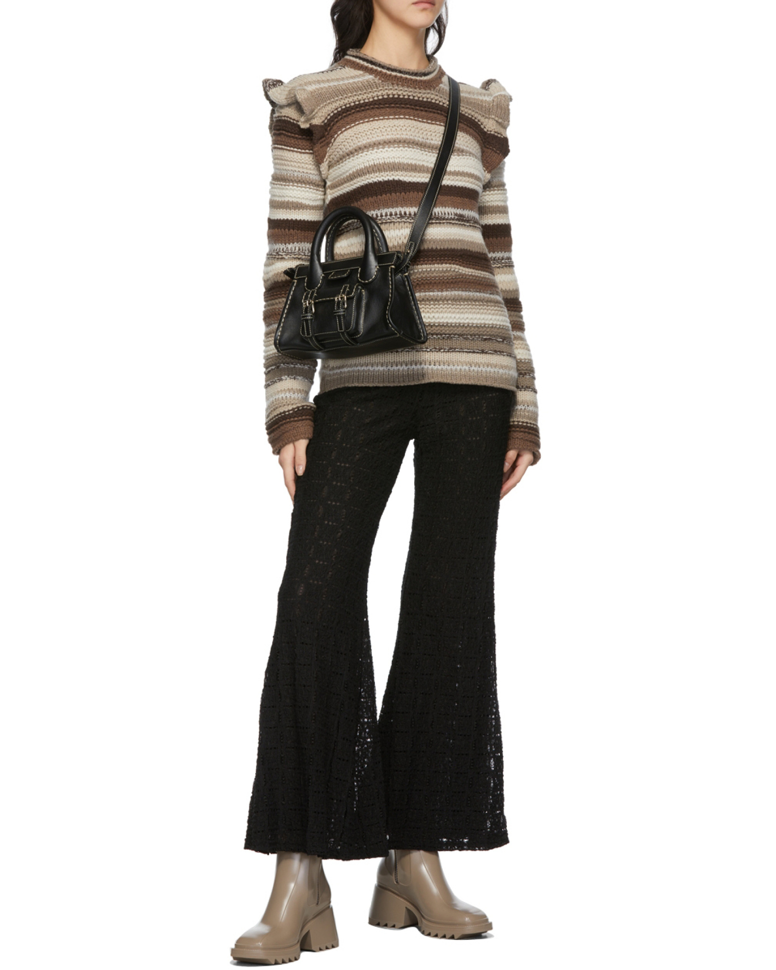 Chloé Edith Mini Tote Bag In Black