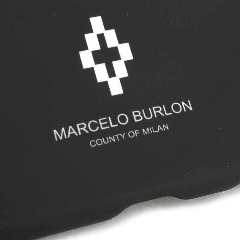 Marcelo Burlon County Of Milan Wing Printing Mobile Phone Protective Case In Black