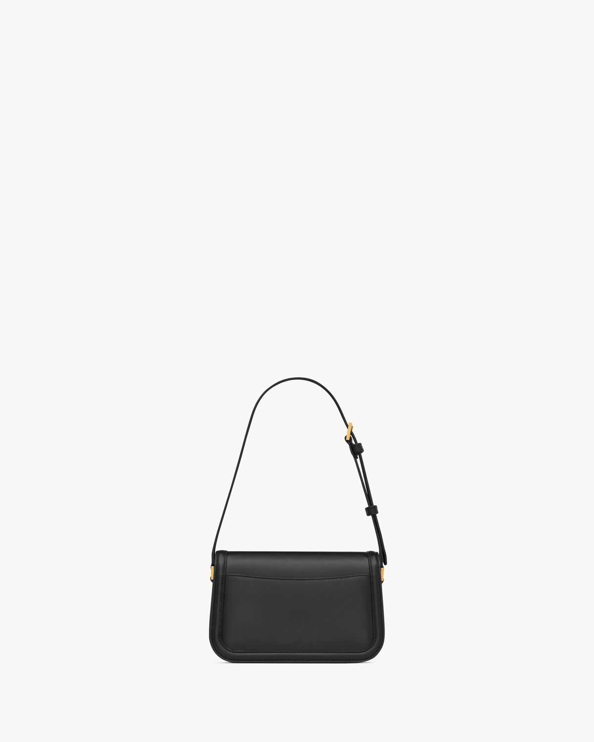Saint Laurent Mini Leather Solferino Satchel In Black