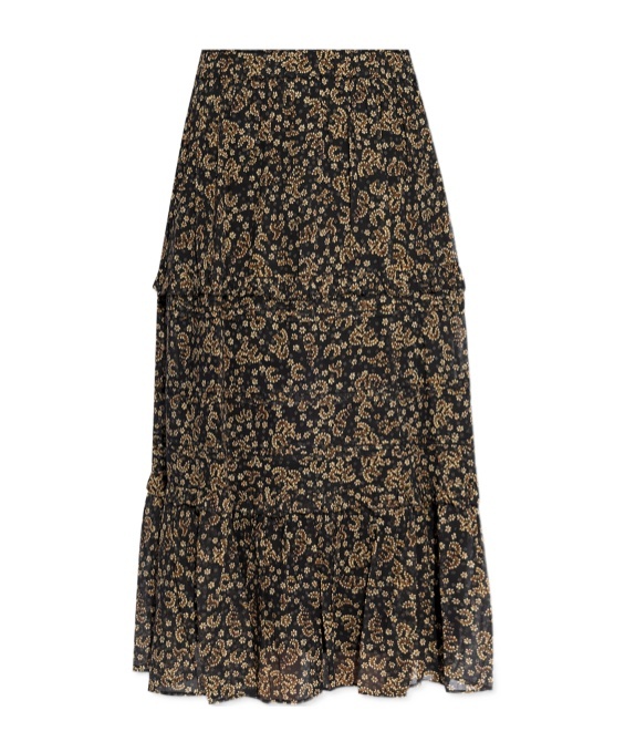 ISABEL MARANT ÉTOILE ISABEL MARANT ÉTOILE DIYA GRAPHIC PRINTED MIDI SKIRT