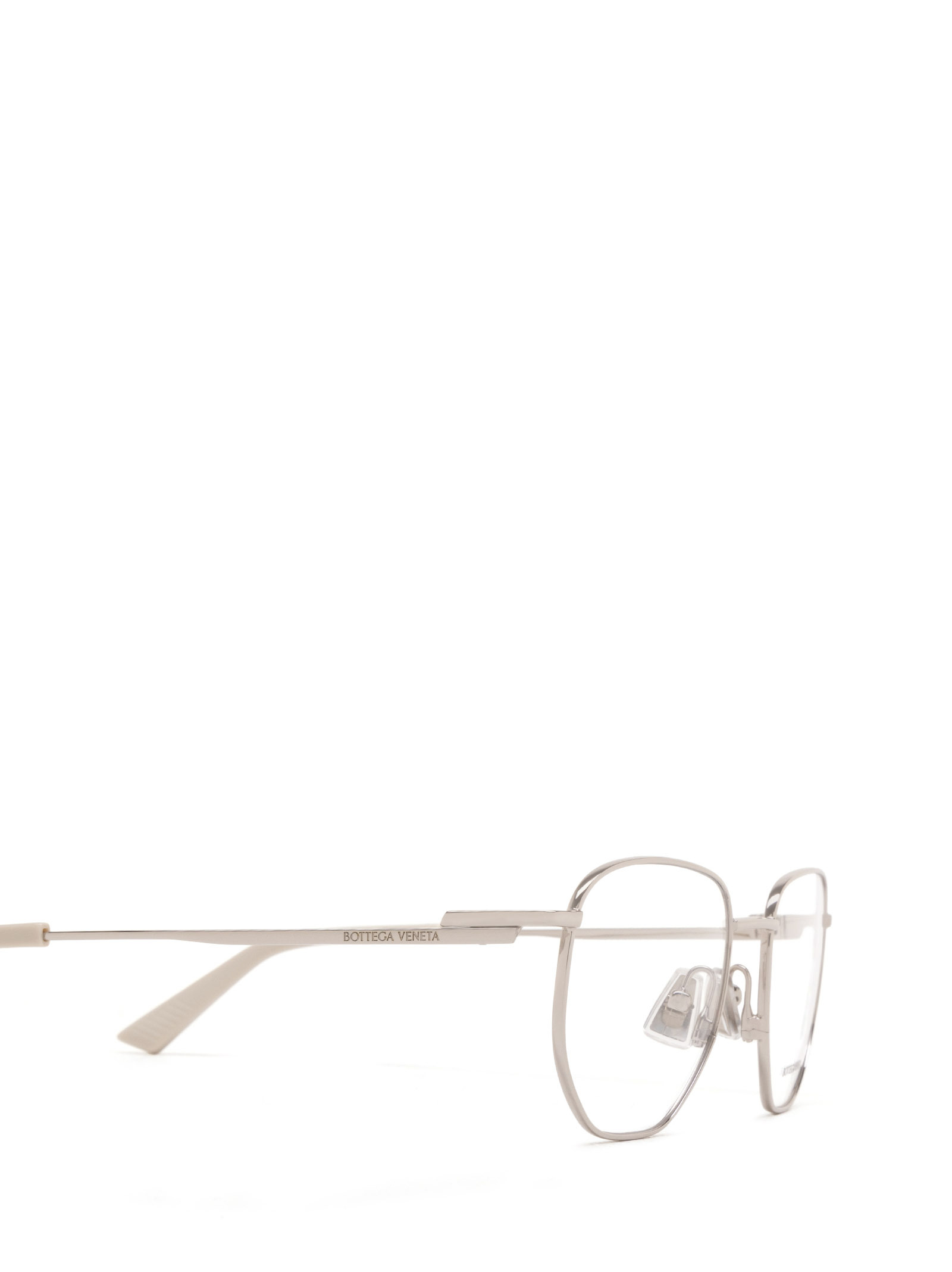Bottega Veneta Logo Flat Mirror In White